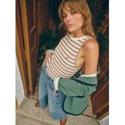 Heyanno - Era Stripe Top - Foxtrot