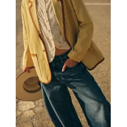 Heyanno - Vibrant Maze Blouse - Ecru