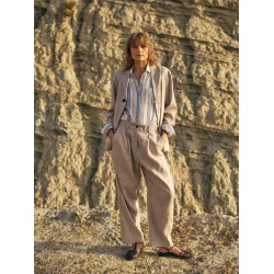 Heyanno - Humble Herringbone Blazer - Iced Coffee