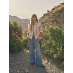 Heyanno - Grow Jacquard Skjorte - Carrot