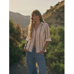 Heyanno - Grow Jacquard Skjorte - Carrot