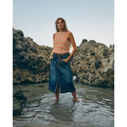 Heyanno - Era Stripe Top - Carrot