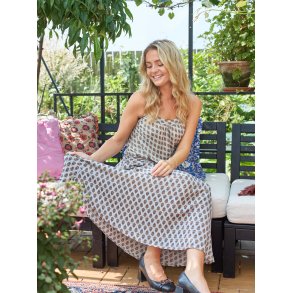 Black Colour - Luna Regular Nederdel - Savannah Sky