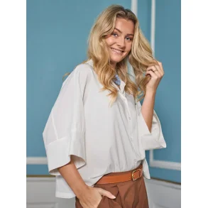 Black Colour - Davina Loose Skjorte - White - Onesize