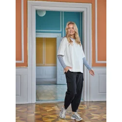 Black Colour - Davina Barrel Cargo Bukser - Black