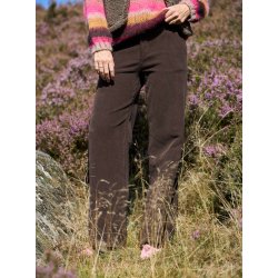 Black Colour - Cora Corduroy Box Bukser - Coffee