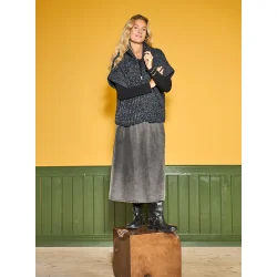 Black Colour - Drew Zipper Strik Vest - Navy - Onesize