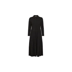 Mos Mosh - Maike Pleat Kjole - Black