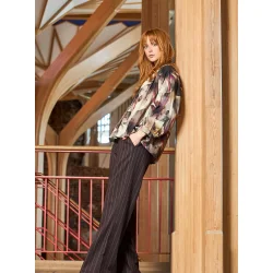 Black Colour - Oxford bukser - Coffee