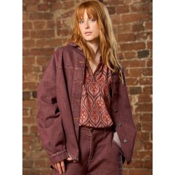 Black Colour - Luna Bluse - Powder tulip