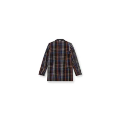 HeyAnno - Bold check blazer - Garden green