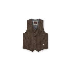 Heyanno - Bless Striped Vest - Demitasse