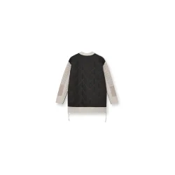 Heyanno - Grand Quilt Cardigan - Ecru
