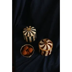 Doing Goods - Abby Shell circus Box - Large - Burgundy