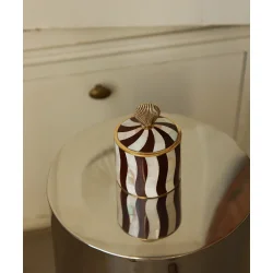 Doing Goods - Abby Shell circus Box - Large - Burgundy