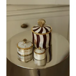 Doing Goods - Abby Shell circus Box - Large - Burgundy