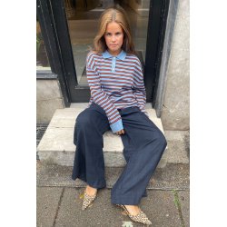 Boii - Adanne Polo Strik - Stripe Blue - Onesize