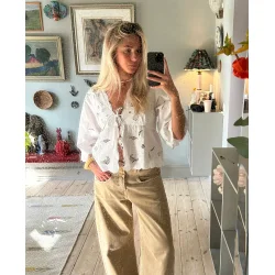Sissel Edelbo - Adeline Top - Ecru