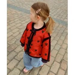 Sissel Edelbo - Amora Jakke Mini - Dark Red
