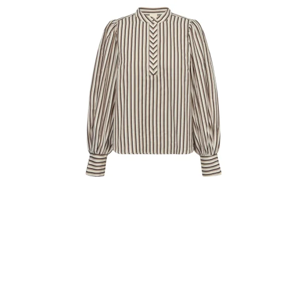 Gossia - Annemai Blouse - Brown Stripes