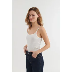 Basic Apparel - Arense Strap Top - White