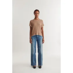 Basic Apparel - Ashly Double Tee - Portobella