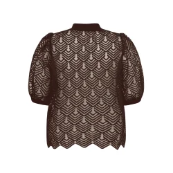 Gossia - Ava Polo Tee - Chokolate