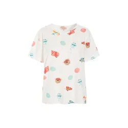 Hunk�n - Azura t-shirt - White Ocean