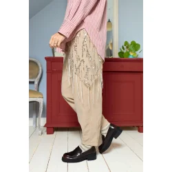 Black Colour - Memphis Barrel bukser - Pearl