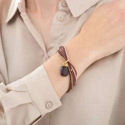 A Beautiful Story - Nirmala Armbnd - Garnet GC