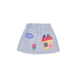 Sissel Edelbo - Barbera mini skirt - Blue checks