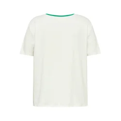 Gossia Bas Tee - Creme Diamond Green