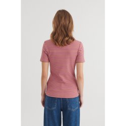 Basic Apparel - Ludmilla SS O-neck - Cashmere Rose/Nuthatch