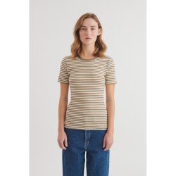 Basic Apparel - Ludmilla SS O-neck - Covert Garden/Birch