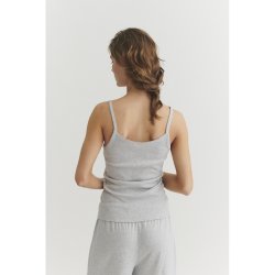 Basic Apparel - Arense Strap Top - Light Grey Mel
