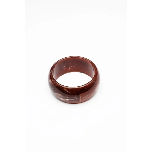 Bow 19 - Big Bracelet - Marble Brown