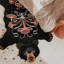 Doing Goods - Blomstrende Sortbjrn Tppe - Stor