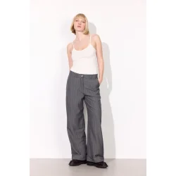 Hunkn - Billie Bukser - Grey Pinstripe