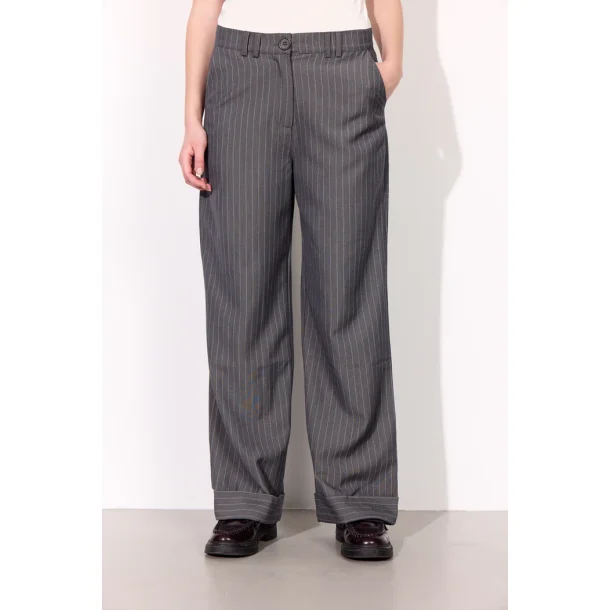 Hunkn - Billie Bukser - Grey Pinstripe