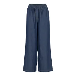 Basic Apparel - Bine Wide Bukser - Mid Blue