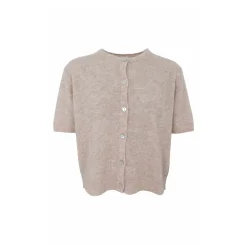 Black colour - Dell SS Cardigan - Natural