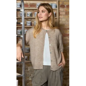 Black colour - Dell SS Cardigan - Natural