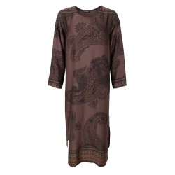 Black Colour - Jasmine Lang Kjole - Coffee