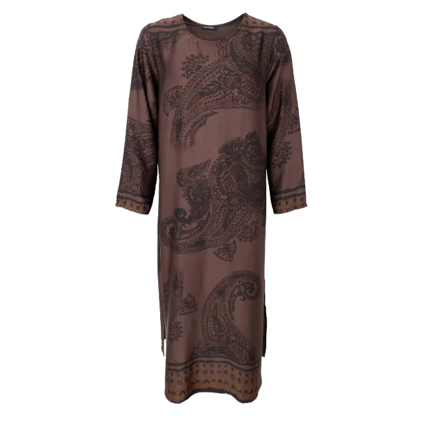 Black Colour - Jasmine Lang Kjole - Coffee
