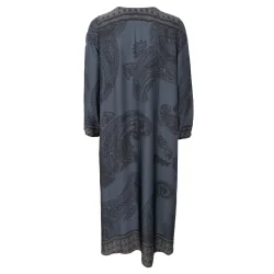 Black Colour - Jasmine Lang Kjole - Midnight Grey