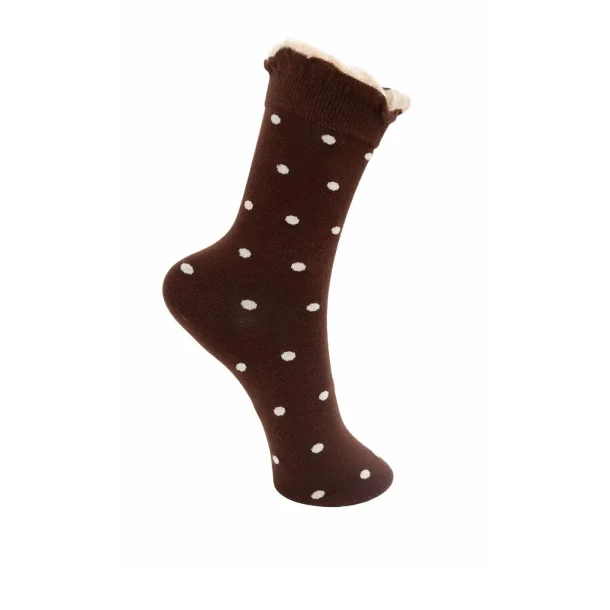Black Colour - Lumina Strmper - Coffee w. Dots - Onesize