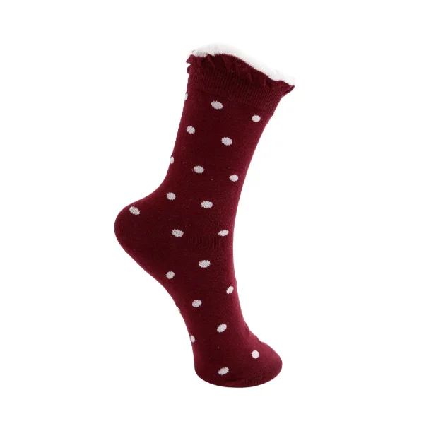Black Colour - Lumina Strmper - Wine w. Dots - Onesize