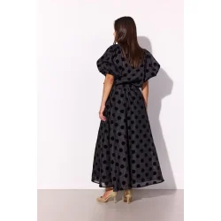 Hunkn - Bobby Lang Nederdel - Black w/dots