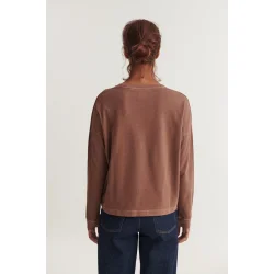 Basic Apparel - Boni LS T-Shirt - Fondue fudge