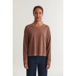 Basic Apparel - Boni LS T-Shirt - Fondue fudge